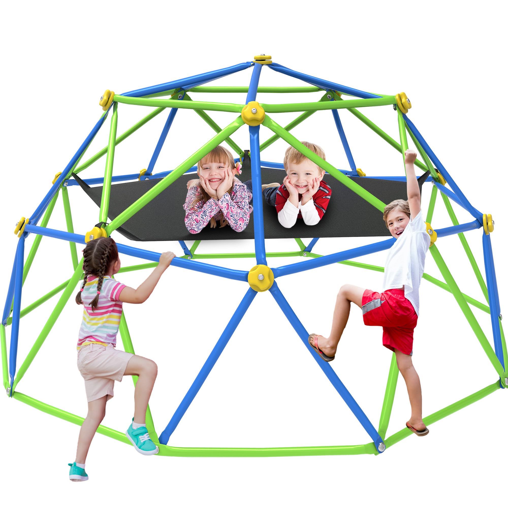Amazon.com: GVDV 10FT Climbing Dome with Hammock, Jungle Gym for